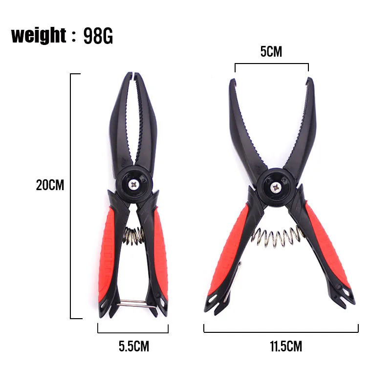 1Pcs fishing Clip Rubber Carp Fishing Accessories Tackle FishScissors Multifunctional Fishing Plier