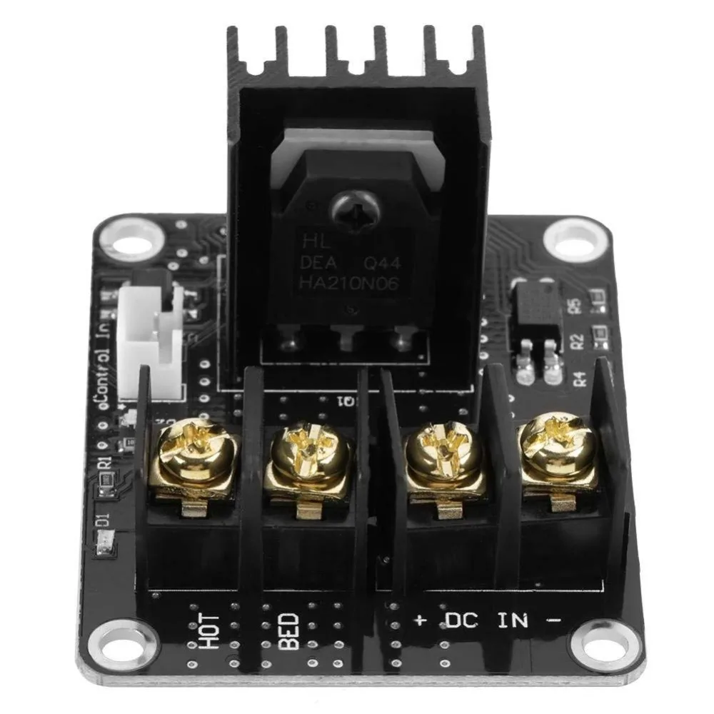 High Power Module Expansion Board Hot Bed MOS Tube for 3D Printer Heated Bed Power Expansion Module for 3D Printer With Cable
