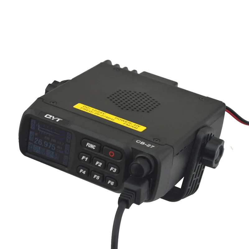 QYT CB-27 CB Mobile radio AM/FM 12/24 4Watts 26.965-27.405MHz CITIZEN BAND ALL European MULTI-NORMS CB Mobile transceiver