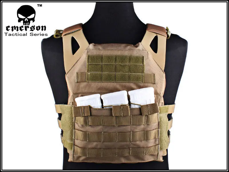 

Airsoft Emerson JPC Tactical Vest Simplified Version Coyote Tactical Vest Army Combat Gear Hunting Vests