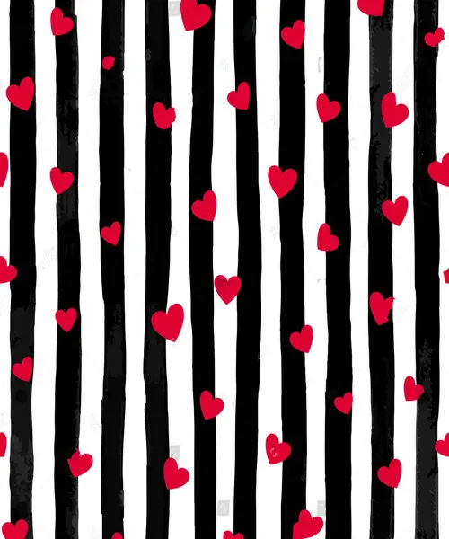 

stripe wedding black white watercolor striped hearts Background Vinyl cloth High quality Computer print wall backdrops