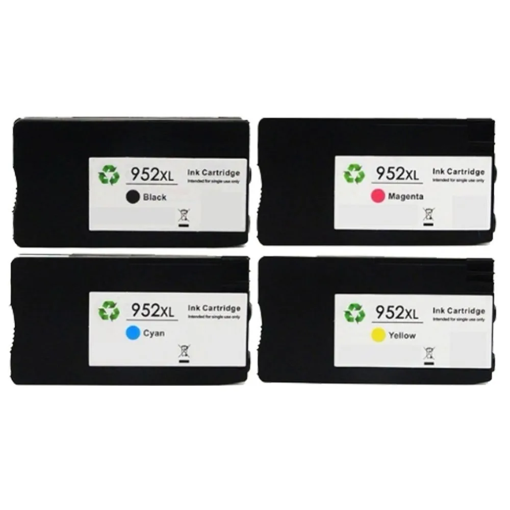 4 Pack For HP 952XL 952 XL Replacement Ink Cartridge for HP Officejet Pro 7740 8210 8216 8702 8710 8720 8730 8740