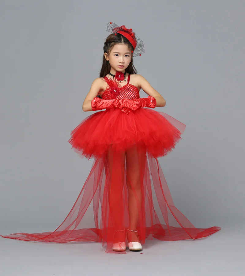 Baby Meisjes Bloemen Jurken Print Bruiloft Mouwloze Feestjurk voor Meisje Formele Jurken Tutu Jurk Cadeau Prestaties Kleding kopen vanaf een prijs van 6.12
