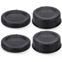 XRHYY Body Cap&Rear Len Cap For Nikon D7000 D7100 D5100 D5200 D3200 D3100 D7200 D7500 D5300 D5500 D90 FMount DSLR Camera Repairt
