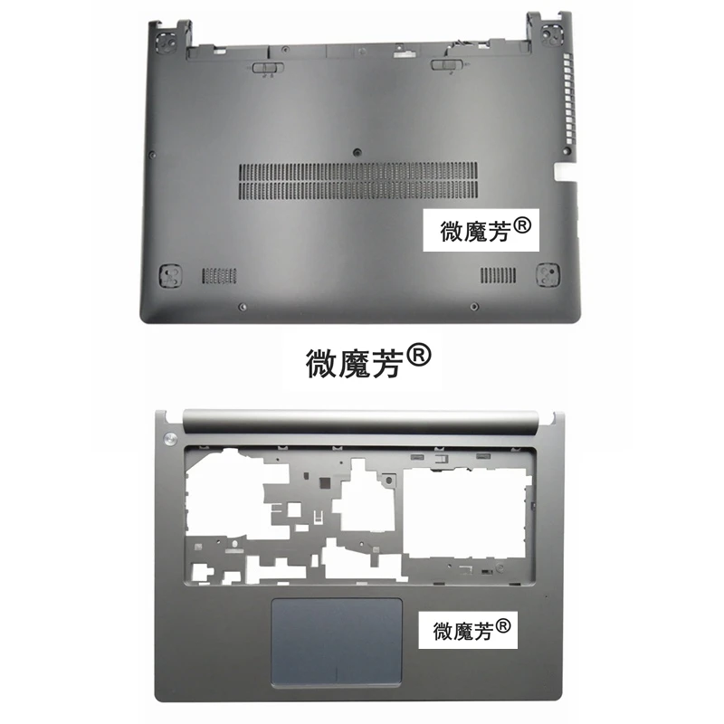 NEW FOR Lenovo FOR Ideapad S400 S405 S410 S415 S40-70 C Shell Keyboard Bezel Palmrest Cover Without Touchpad &Bottom Case silver