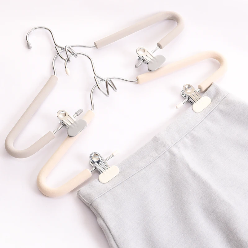 Sainwin 5pcs/lot Suit Hangers/Connected Anti-Skid Household Hangers/Multifunctional Provincial Space Clothes Hangers