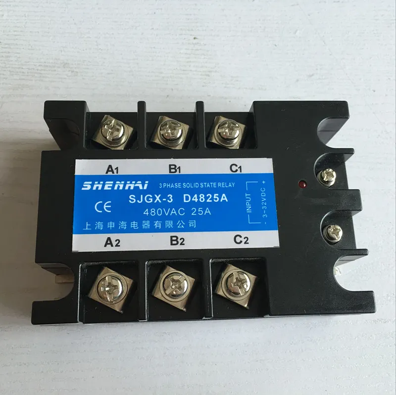 

Three-phase solid state relay SJGX-3 D48 25A 480VAC