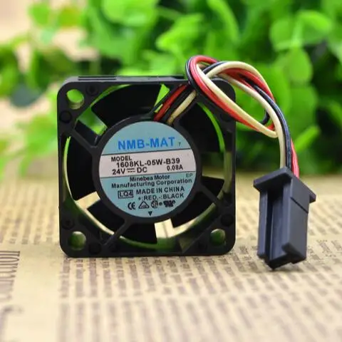 NMB 1608KL-05W-B39 0.08A 4CM 40*40*20 24V  3 wire with alarm drive dedicated fan