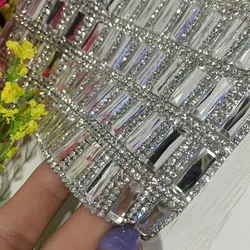 Interior  diamond bling rhinestone sticker sheets luxurious phone case decor Self Adhesive Scrapbooking Sticker shoes decoration