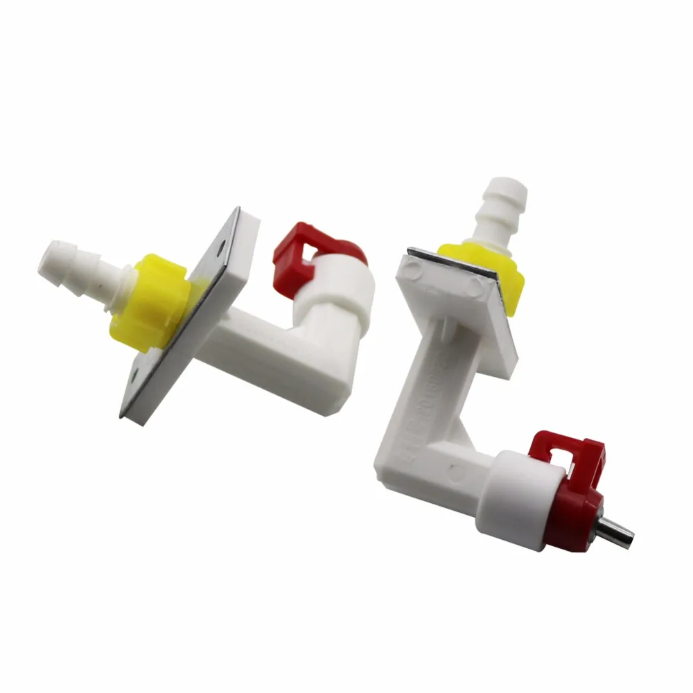 20 adet küçük Pet tavşan gine domuz Hamster boru çapı 8mm plastik su çeşmesi içme besleyici