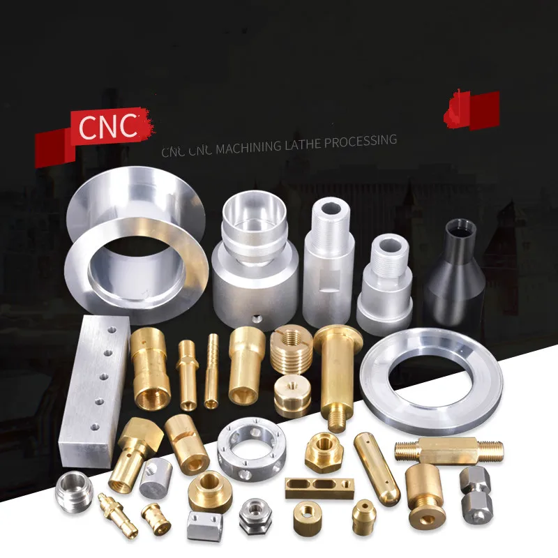 Non-standard customized mechanical hardware finishing brass stainless steel and aluminum alloy parts customized CNC numerical co