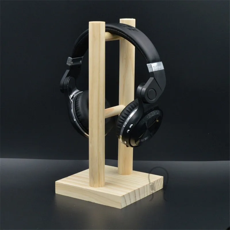 2022 Деревянная подставка для наушников с поддержкой геймерской гарнитуры, держатель для наушников Bluetooth, круглая беспроводная стойка для на...