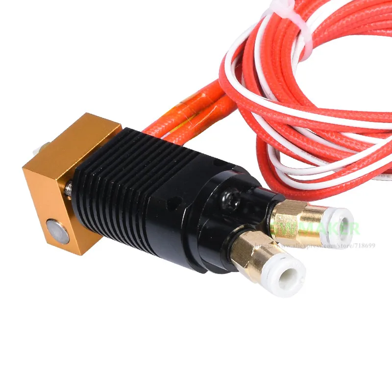 Upgrade 12/24V 2 In 1 Out Extruder Hot End Kit Dual-color 1.75MM For CR-10S PRO Ender-3 CR-X CREALITY 3D Printer