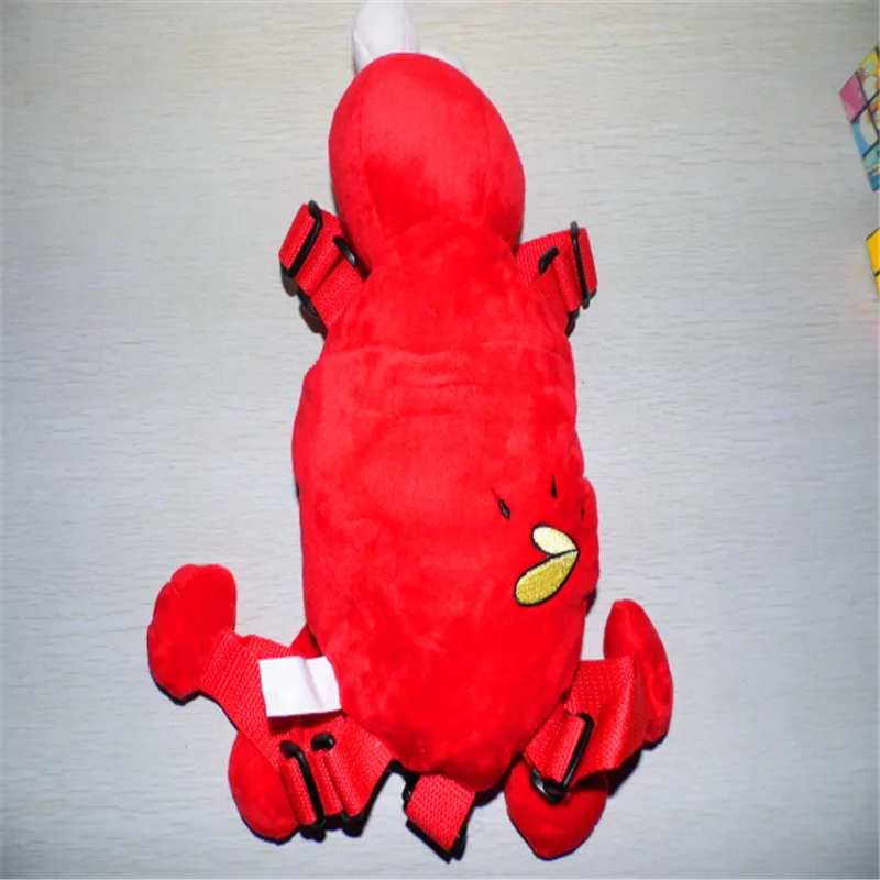 Buddy Red Elmo 2 w 1 uprząż buddy niemowlę smycze przewoźnik torba z pluszową zabawką Kid Keeper