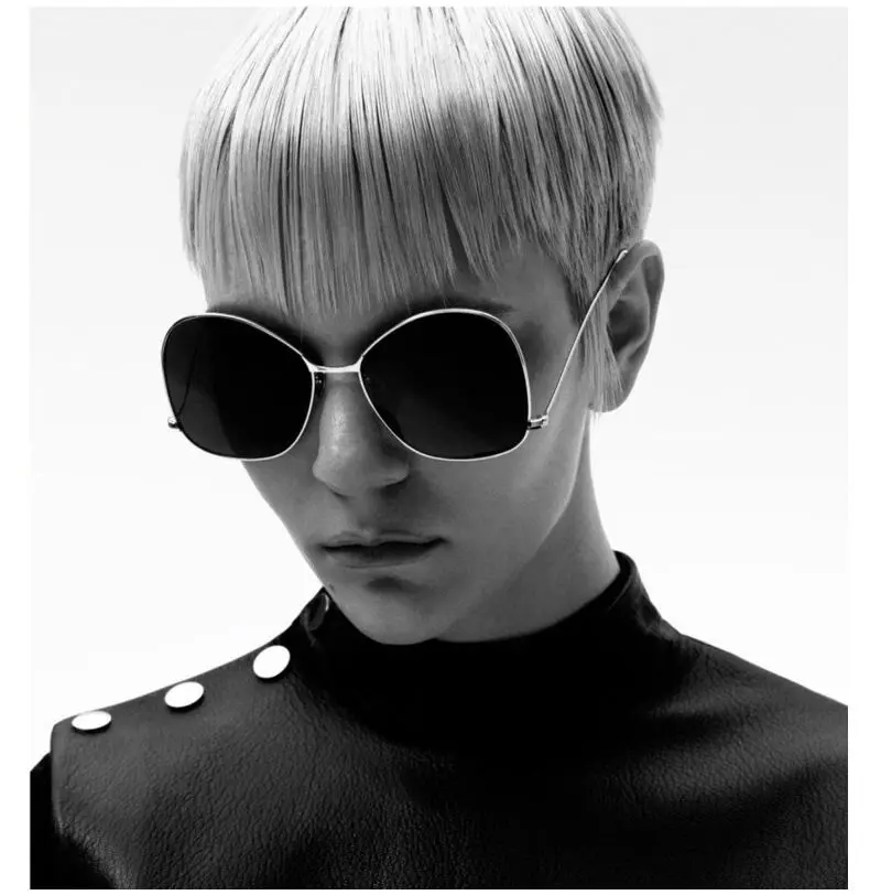 2018 New Stylish Butterfly Sunglasses Women Fashion Rose Pink Mirror Sun Glasses Clear Frame Metal Steel Ball UV400 M155