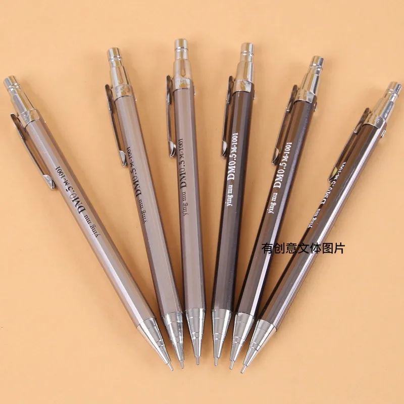 

10pcs 0.5mm school supplies Metal hand press office Mechanical Pencils