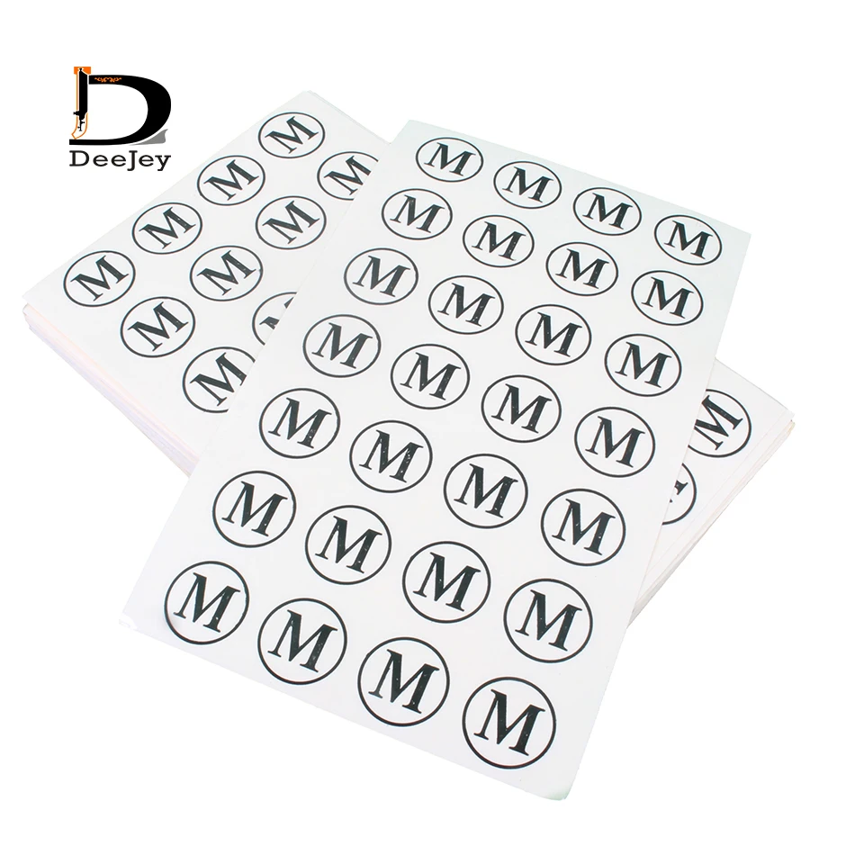 25 مللي متر مستديرة واضحة حجم ملصق للملابس وسم اكسسوارات شفافة التسمية العلامات ملصقات XS S M L XL XXL 810 قطعة