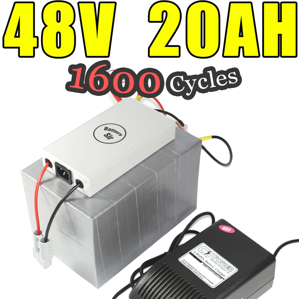 48v 20ah lifepo4 battery for electric bicycle battery pack scooter ebike 1000w