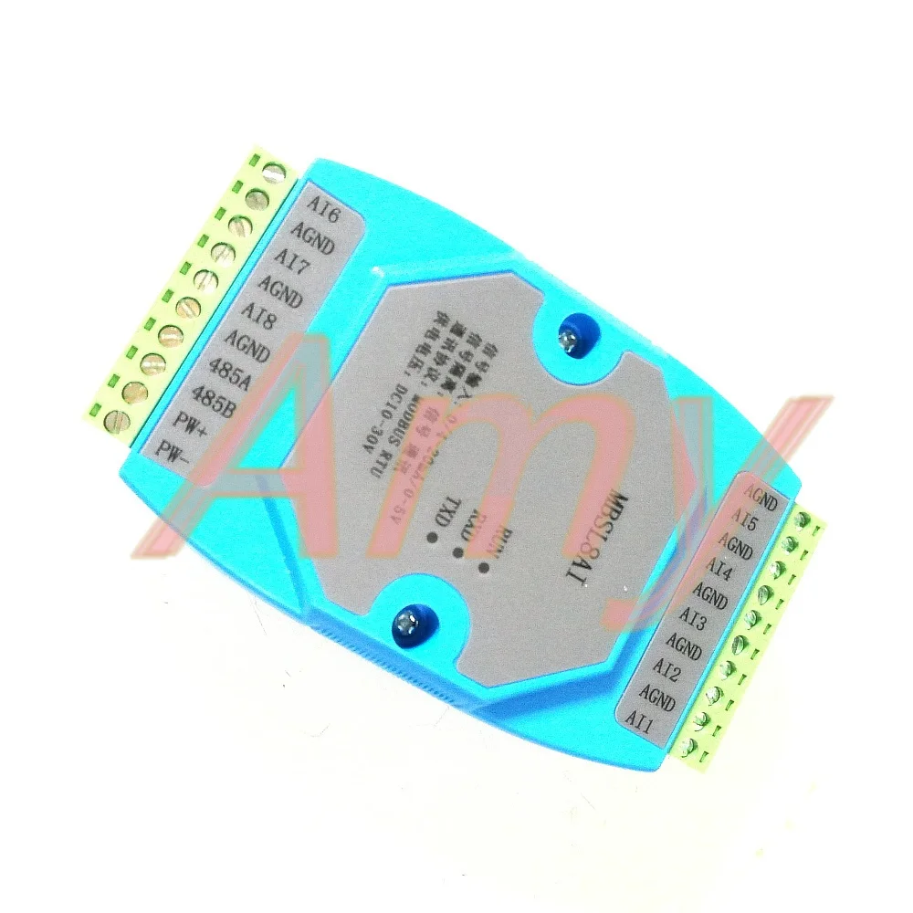 4-20mA/0-20mA 8 analog input isolation acquisition module, communication, RS485