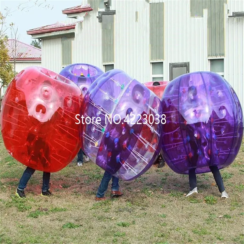 Envío Gratis, pelota de fútbol de burbujas de 5 pies (1,5 m), pelota de choque inflable gigante, traje de burbuja, fútbol de burbujas a la venta