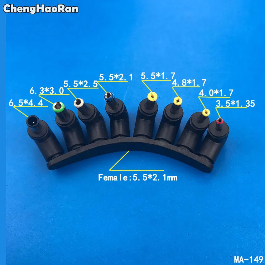 

ChengHaoRan 90 Degree Universal DC conversion adapter 5.5*2.1 Female To 6.3*3.0 male Charger Power Connctor For Notebook Laptop