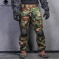 EMERSONGEAR Combat Pants pantaloni da caccia Emerson G3 Tactical Airsoft Combat Pants BDU Airsoft Uniform Woodland