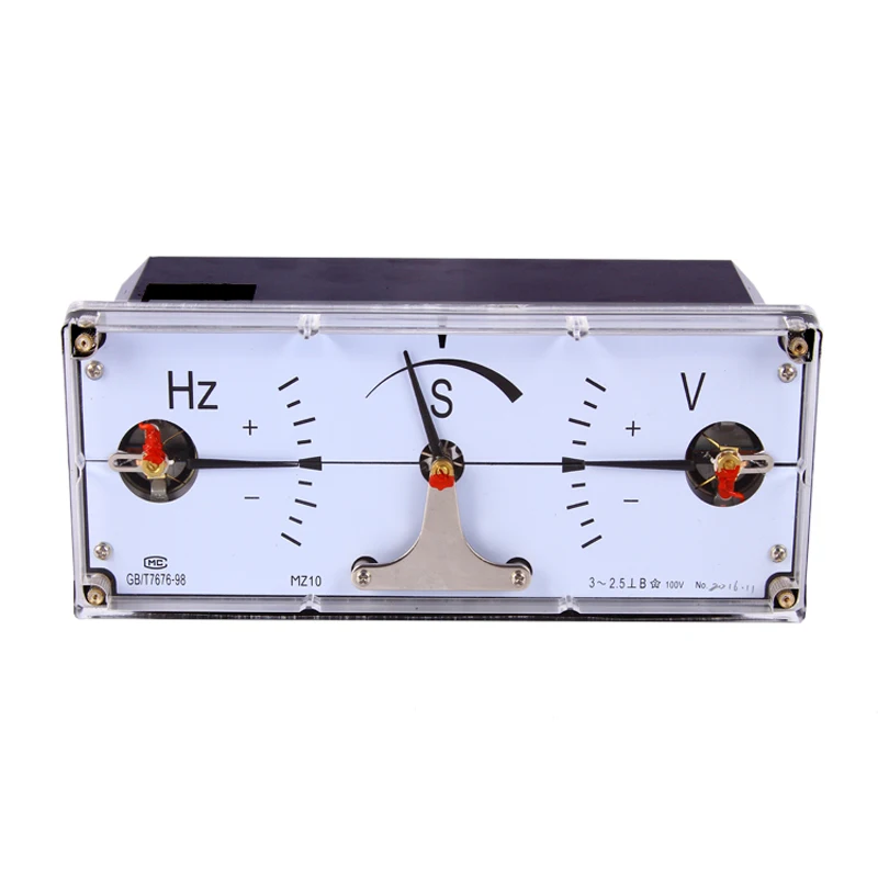 Analog MZ10 Synchronous Meter 100V 50Hz Single Phase Three Phase generator MZ-10 voltage difference frequency difference Meter