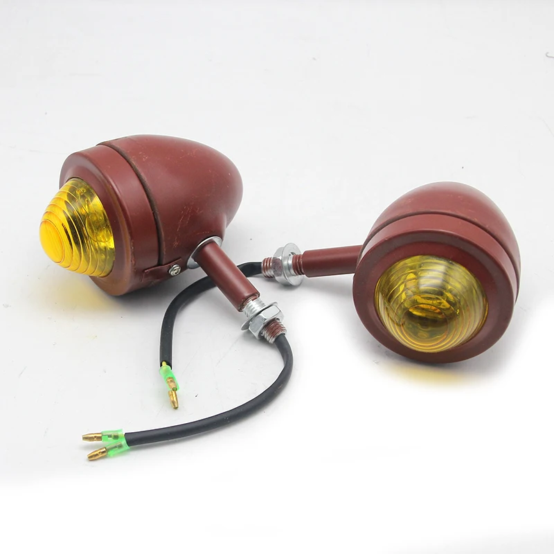 Ural CJ-K750 M72 Paint color retro type turn signal light 1 pair case for BMW R50 R1 R12 R 71 R 75