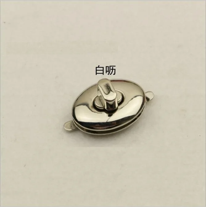 (10 PCS/lot) Manufacturer Wholesale Handbag Hardware Accessories New Plating Handbag Twist Lock Accessories