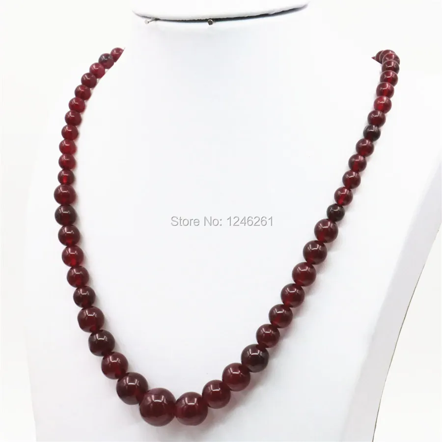 6-14mm Natural Red Stone Beads Sardonyx Round Fashion Jewelry Making Necklace Chain Earrings Sets Jewelry Sets Women Girls Gifts