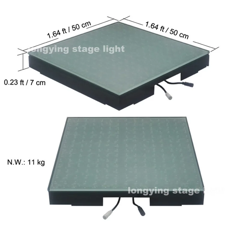 15x15 Pixel LED Video Dance Floor Stage Equipment LED Video Flooring Wedding Performance Stage Floor