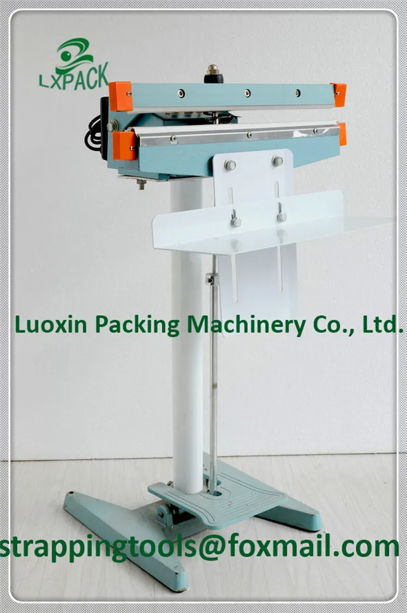 

LX-PACK Lowest Factory Price Foot Pedal Impulse Sealer heat sealing machine Plastic Bag sealer 450mm 17 inch PEDAL SEALER