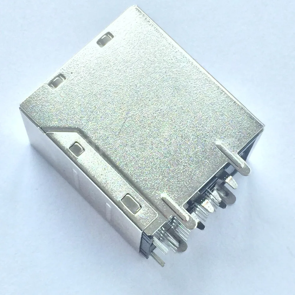 1pc G40Y RJ45 USB Ethernet Cable Female Socket Connector With 2 LED Data Connection Interface Charging Sale at a Loss France