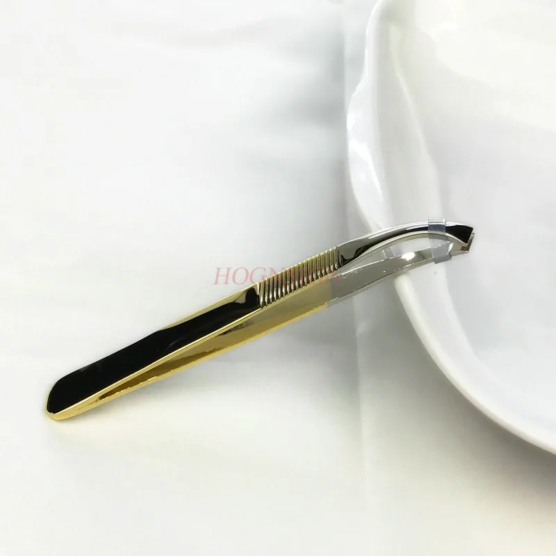 Augenbraue Pinzette Frauen Make-Up Biegung Spitze Haarentferner Clip Anti-skid Design Gesichts Make-Up Werkzeuge Falsche Wimpern Schönheit werkzeug Verkauf