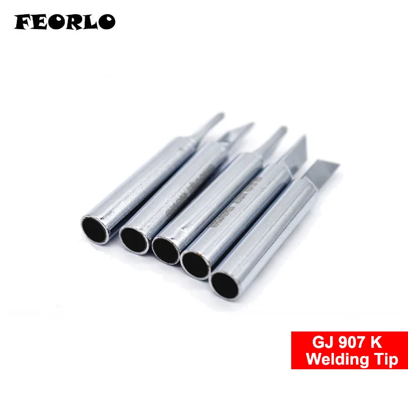 FEORLO GJ-K Lead-free solder tip Universal MT-3927 MT-3917 905E 907 MT-3918 Tips welding stings electric soldering iron