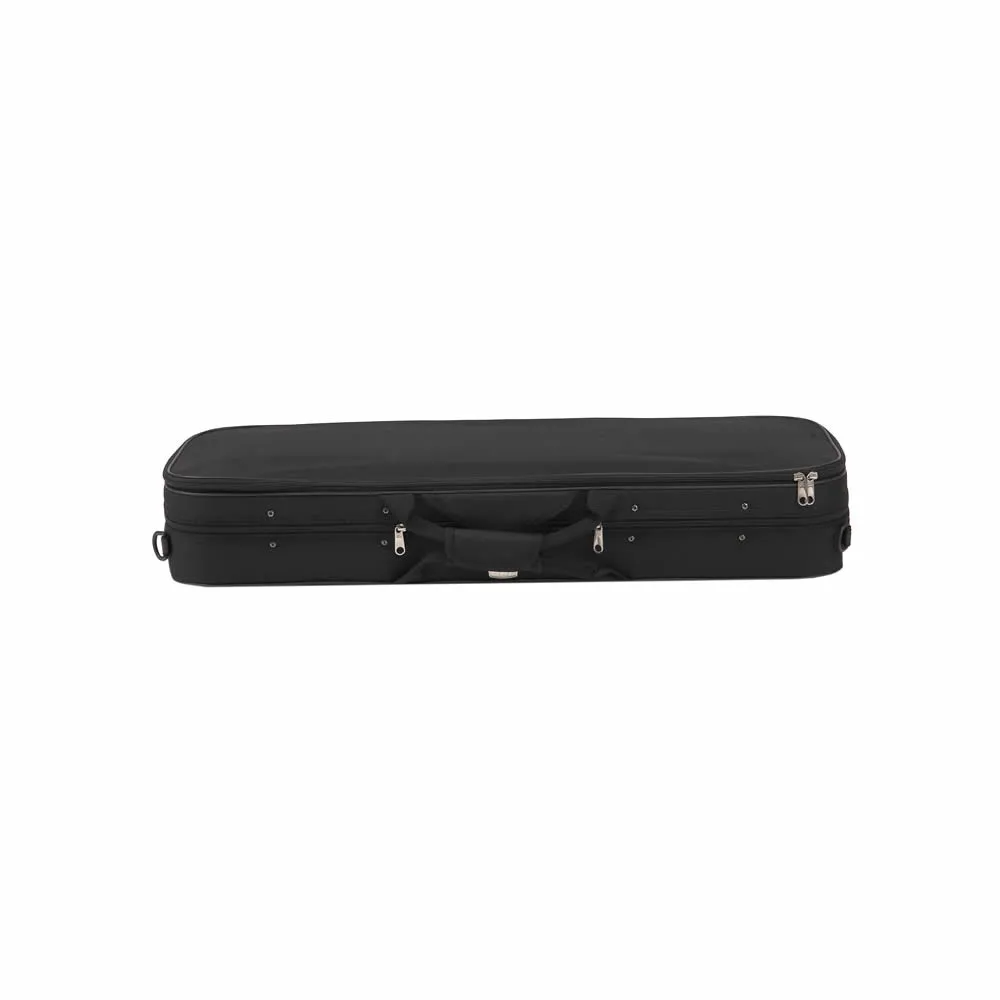 Tongling High Quality Violin Case 4/4 Black Oxford surface with Hygrometer Handmade Beautiful protective Violon Violino Case