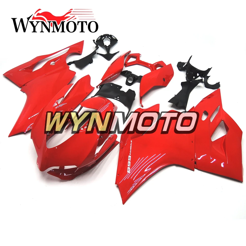 

Full Fairings For Ducati 899 1199 2012-2013 Injection ABS Plastics 12 13 Motorcycle Bodywork Cowlings Pure Red Panels Hulls New