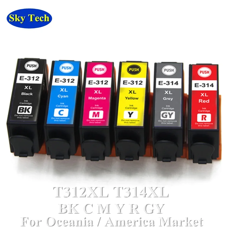 Quality Compatible Ink Cartridge For E-312XL T312XL E-314XL T314XL , For Epson  Expression Photo XP-8500 / XP-15000 .