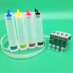 T1281-T1284 Empty CISS Ink System With Chip For Epson S22 SX125 SX420W SX425W SX235W SX130 SX435W SX230 SX440W BX305F BX305FW