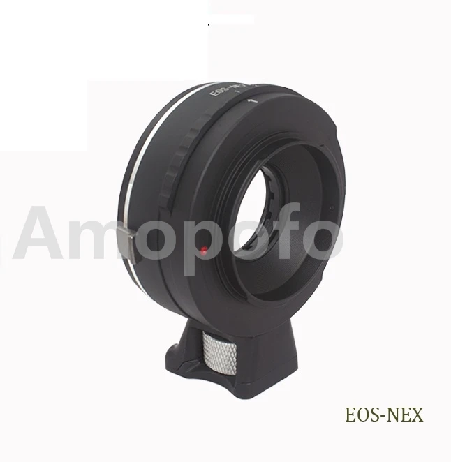 Anillo adaptador de montaje de apertura ajustable, accesorio para Canon EOS EF, montaje de lente para sony E, NEX-7 5C VG10 + con soporte de trípode