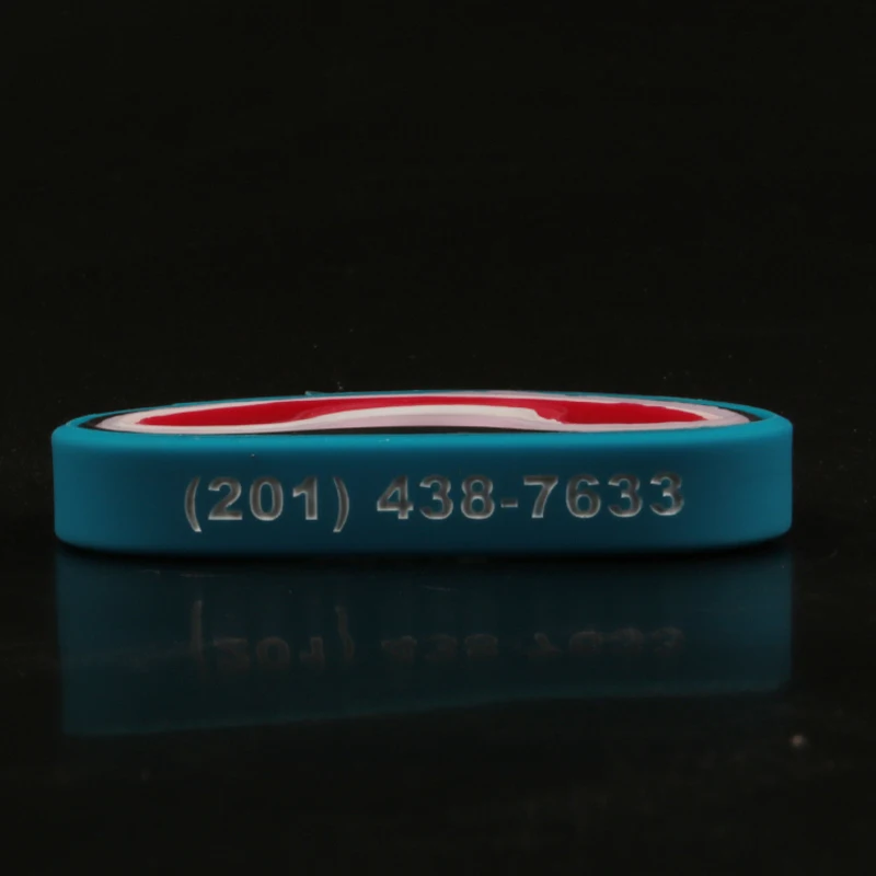 1 Piece Kids Silicone Custom Bracelets Personalized Wristbands Customized Name Wristands Bileklik Pulseira