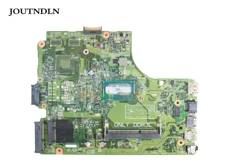 Original FOR Dell Inspiron 3443 3543 Laptop Motherboard DVF8F FX3MC 0DVF8F CN-0DVF8F W i3-5005U CPU