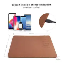 Wireless Qi Charging Mouse Pad for Phones #4