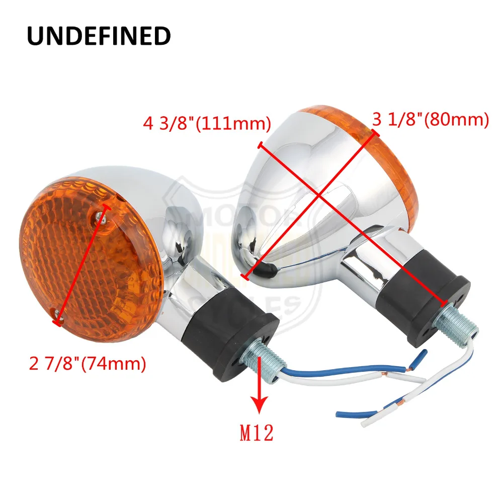 Motorcycle Turn Signal Lights Blinker Indicators Lamp Cafe Racer Light for Yamaha Bolt XVS950 R/C Spec 2014 2015 2016 2017 2018