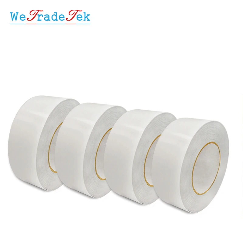 50M PET Adhesive Double Side Tape Strong Sticky Double Face Self Adhesive Tape 8/10/12/15/20/25/30mm