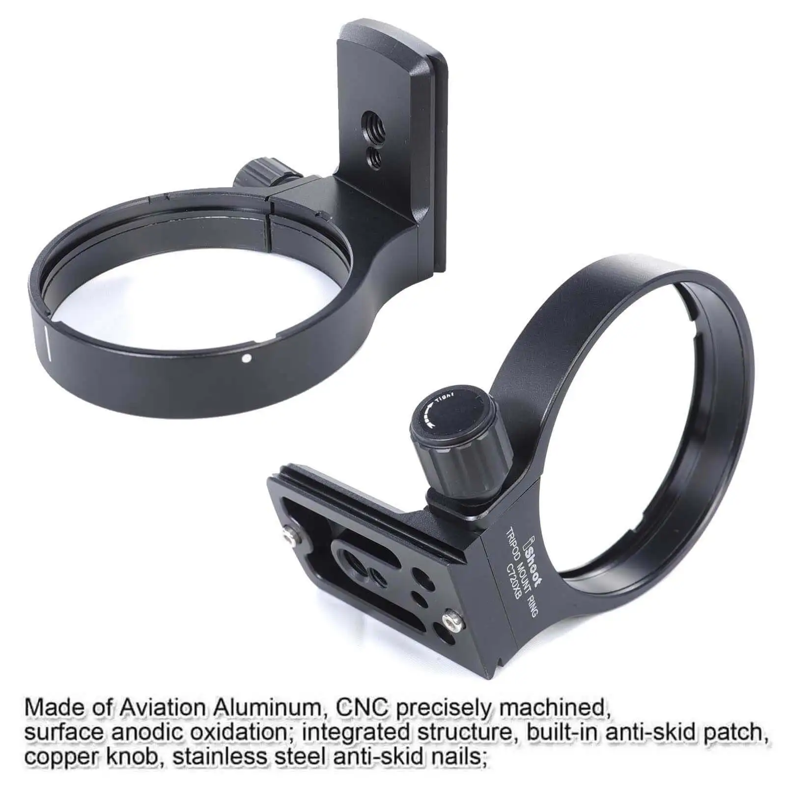 Metal Lens Support Collar Tripod Mount Ring for Canon EF 100-400 F/4.5-5.6L IS USM, 300 F/4L IS USM, EF 70-200 f/2.8L IS III USM