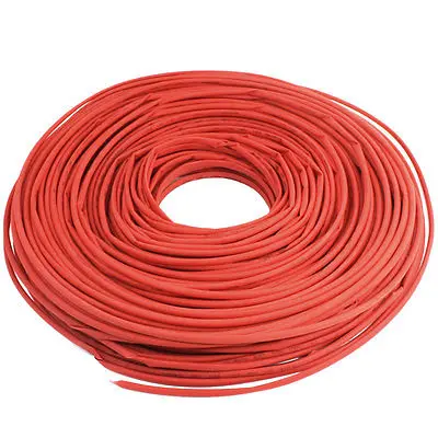 600V 125C 100m Shrink Ratio 1/2 Red Insulated Heating Shrinkable Tube