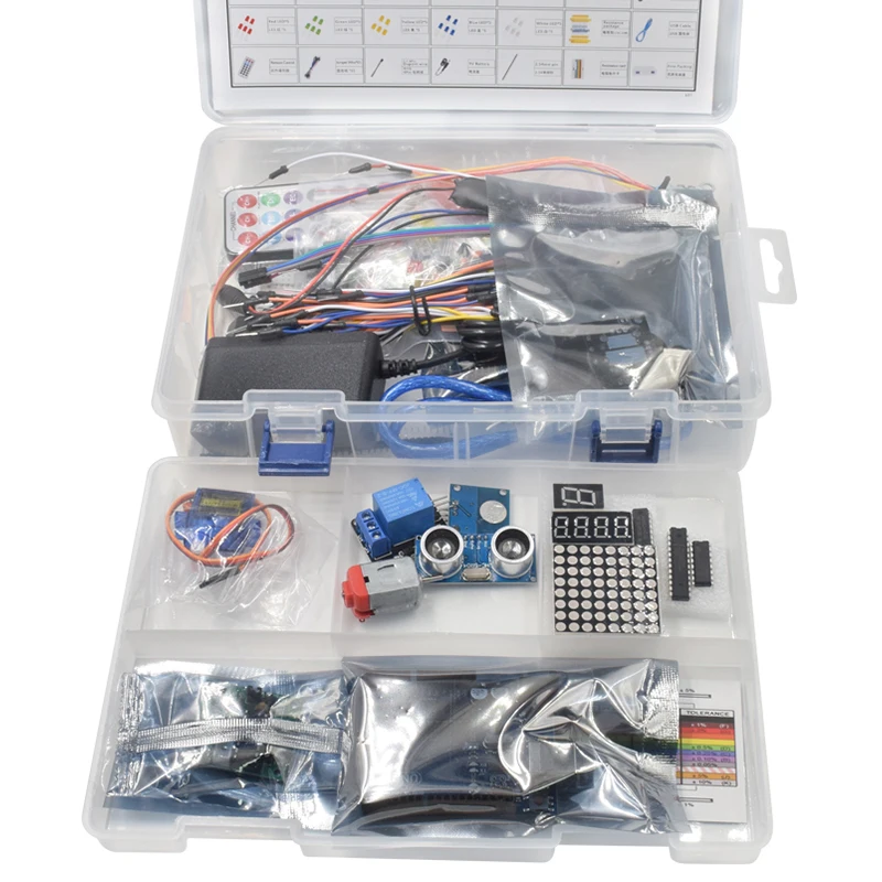 Ultimate Starter Kit including Ultrasonic Sensor/R3 board,/LCD1602 Screen for arduino R3 Mega2560 R3