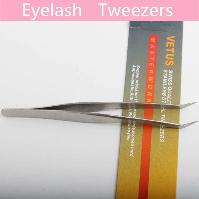 

NEWCOME Stainless Steel anti-static eyelash curved tweezers for 3D 6D Volume Eyelash Extension Individual Eyelash Makeup Tools