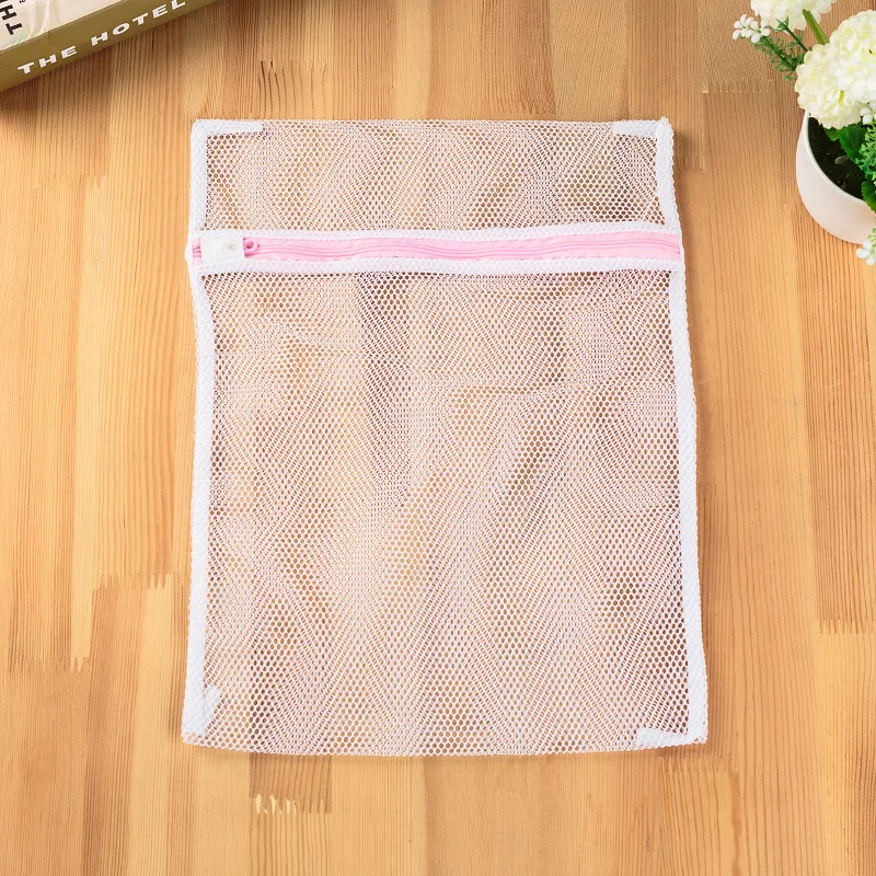 5 Size White Coarse Mesh Laundry Bags for Washing Machines Lingerie Laundry Wash Bags Modern PET+PE Polyester Laundry Bag